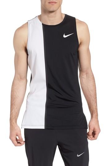 Men's Nike Fitted Tank R - White