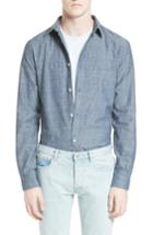 Men's A.p.c. Hector Denim Shirt, Size - Blue
