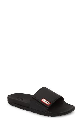 Women's Hunter Original Slide Sandal M - Black