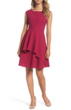 Women's Eliza J Ruffle Fit & Flare Dress - Pink