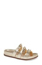 Women's Alexandre Birman Triple Knot Slide Sandal M - Metallic