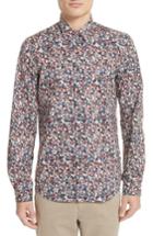 Men's Ps Paul Smith Tailored Print Shirt - Orange