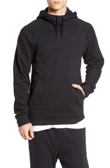 Men's Nike Jordan Sportswear Fleece Hoodie - Black