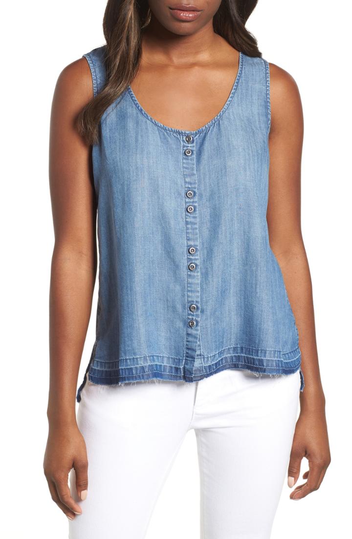 Women's Billy T Chambray Tank