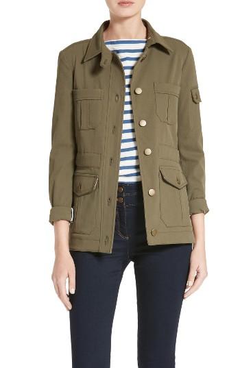 Women's Veronica Beard Camp Jacket - Green