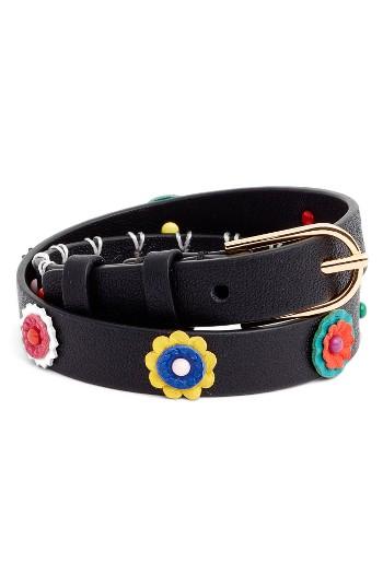 Women's Tory Burch Millefiori Leather Double Wrap Bracelet