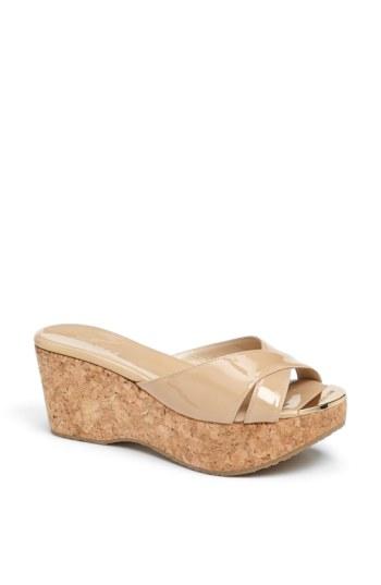 Women's Jimmy Choo 'prima' Cork Platform Sandal