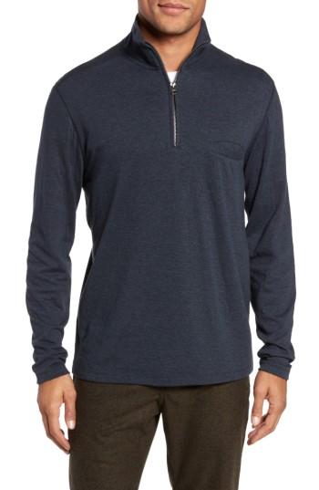 Men's Billy Reid Jordan Quarter Zip Pullover