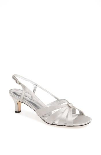 Women's David Tate 'rosette' Sandal M - Metallic