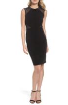 Women's French Connection Viven Velvet Body-con Dress - Black