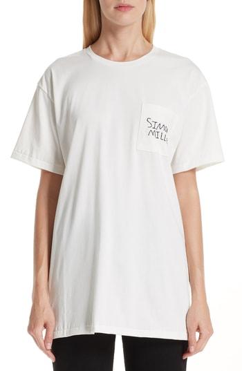 Women's Simon Miller Logo Tee - White