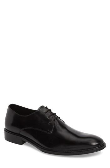 Men's Kenneth Cole Tully Plain Toe Derby .5 M - Black