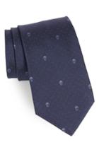 Men's John Varvatos Star Usa Skull Dot Silk Tie, Size - Blue