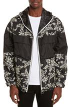Men's Moncler Thiou Floral Print Jacket - Black