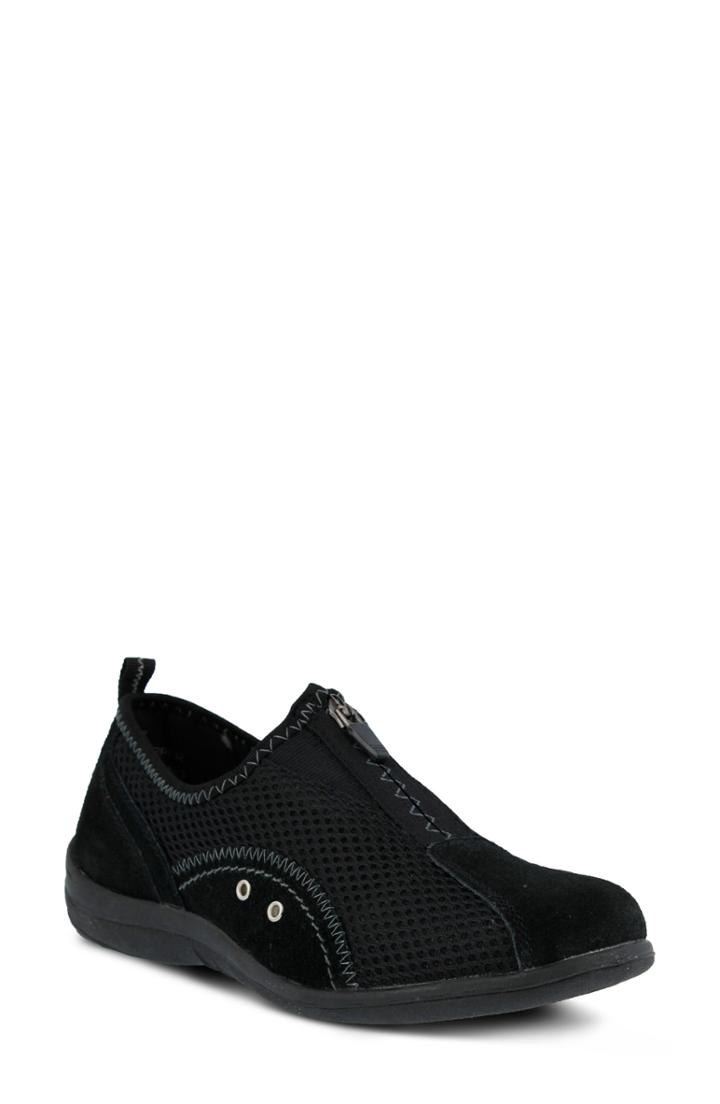 Women's Spring Step Racer Slip-on Sneaker .5-7us / 37eu - Black