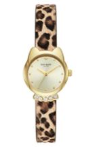 Women's Kate Spade New York Cat Genuine Calf Hair Strap Watch, 26mm