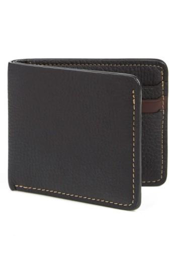 Men's Trask 'jackson' Norwegian Elk Wallet - Black