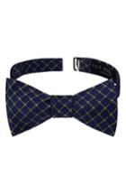 Men's Ted Baker London Superb Check Silk Bow Tie, Size - Green