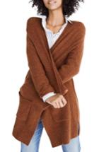 Women's Madewell Kent Cardigan Sweater, Size - Orange