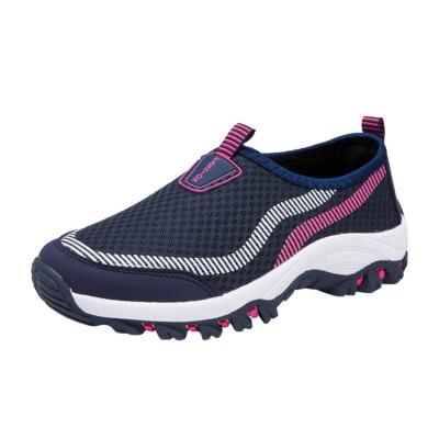 Oasap Casual Color Block Slip-on Mesh Running Water Shoes