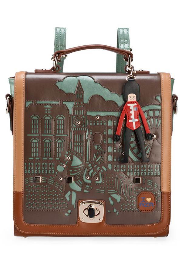 Oasap Vintage Cutout Square Multi-way Bag With Prince Tab