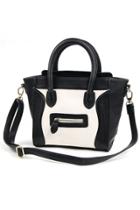 Oasap Sweet Color Block Smile Face Bag