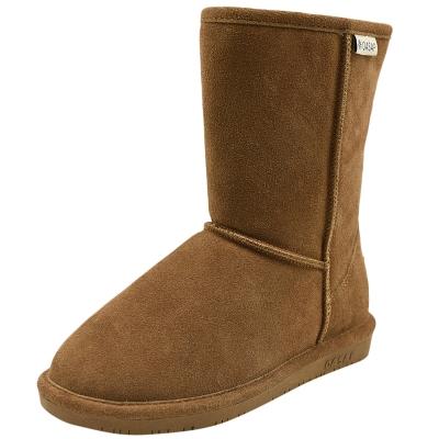 Oasap Women's Simple Solid Color Winter Tall Snow Boots