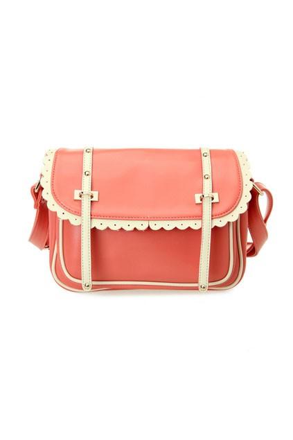 Oasap Sweet Petal Edge Shoulder Bag