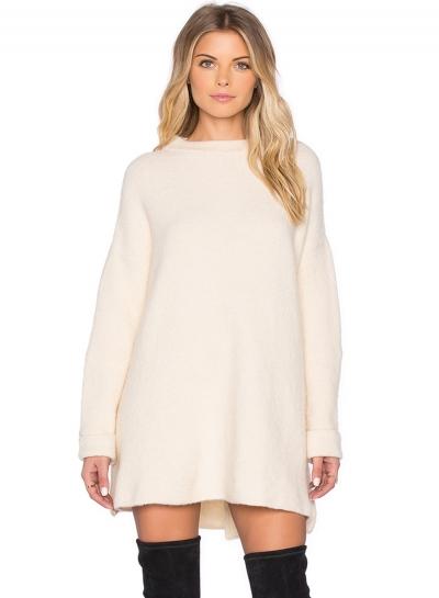 Oasap Fashion Long Sleeve Loose Knit Sweater