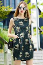 Oasap Vintage Skull Printing Bud Dress
