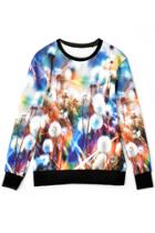 Oasap Dandelion Illusion Sweatshirt