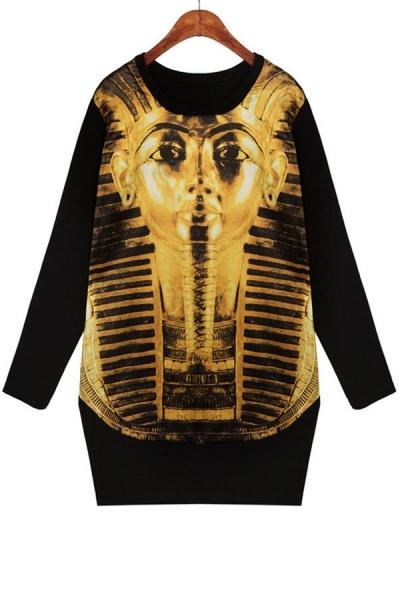 Oasap Street-chic Lifelike Pharaoh Sweatshirt