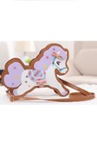 Oasap Cute Horse Pu Bag