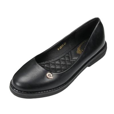 Oasap Low Heels Round Toe Slip-on Shoes