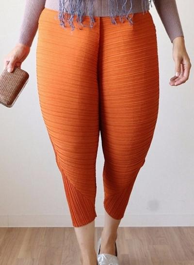 Oasap Loose Fashion Solid Color Drumstick Harem Pants