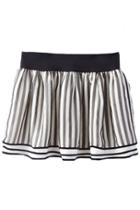Oasap Contrast Colored Striped Mini Skirt
