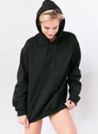Oasap Solid Loose Fit Pullover Hoodie With Pcoket
