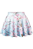 Oasap Peach Blossom Mini Skirt