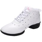 Oasap Fashion Hollow Out Ruffle Trim Soft Sole Dance Shoes