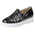 Oasap Casual Round Toe Flat Heels Low Top Star Shoes
