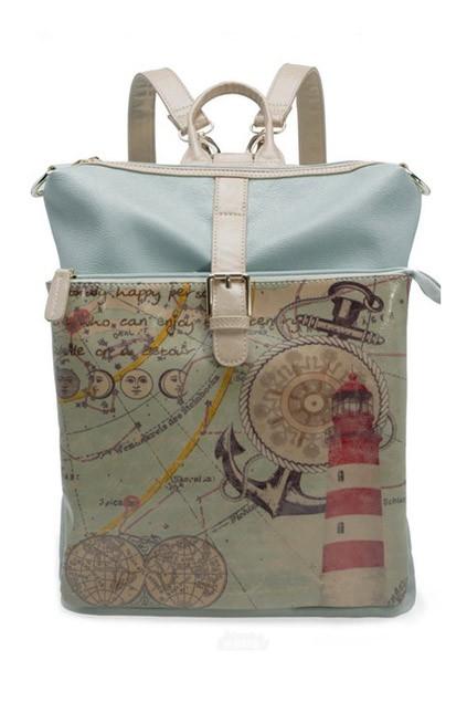 Oasap Sweet Navy Blue Shoulder Bag