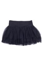 Oasap Lace Tiered Pleat Detail Mini Skirt
