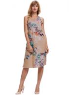Oasap Casual Sleeveless Floral Printed Dress With Pocket