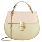 Oasap Pu Leather Chain Round Shoulder Bag