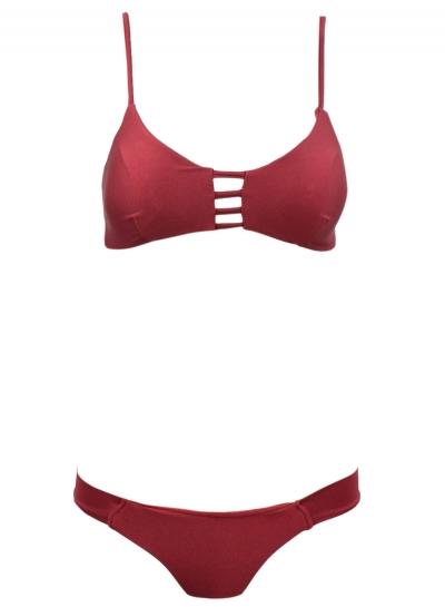 Oasap Women's Hot Lace Up Strappy Bikini