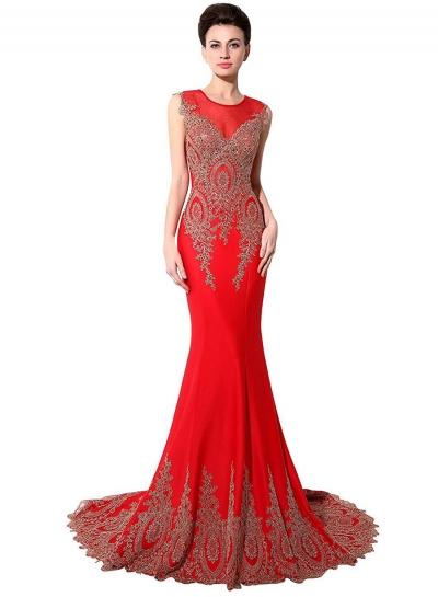 Oasap Women's Elegant Floral Lace Paneled Prom Dress
