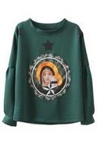 Oasap The Virgin Mary Sweatshirt