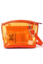 Oasap Popular Transparent Candy Shoulder Bag
