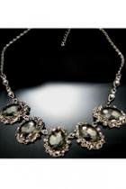 Oasap Charming Starry Diamante Detail Necklace