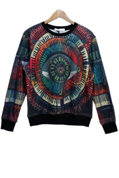 Oasap Shiny Vintage Sweatshirt